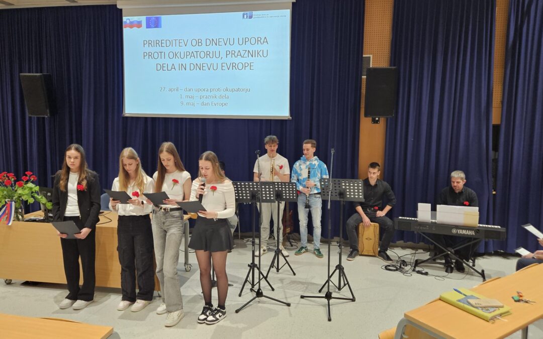 PRIREDITEV OB DNEVU UPORA PROTI OKUPATORJU, PRAZNIKU DELA IN DNEVU EVROPE