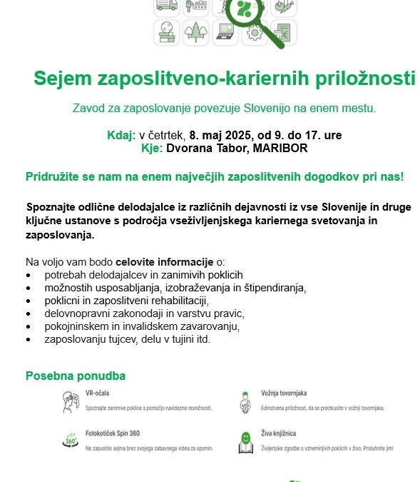 Sejem zaposlitveno-kariernih možnosti