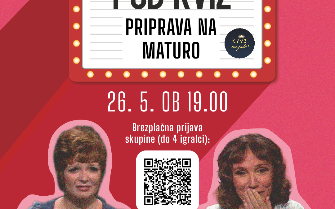 PUB KVIZ – priprava na maturo
