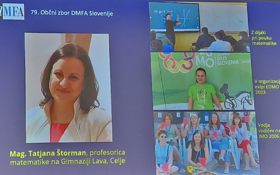 Čestitke profesorici Tatjani Štorman