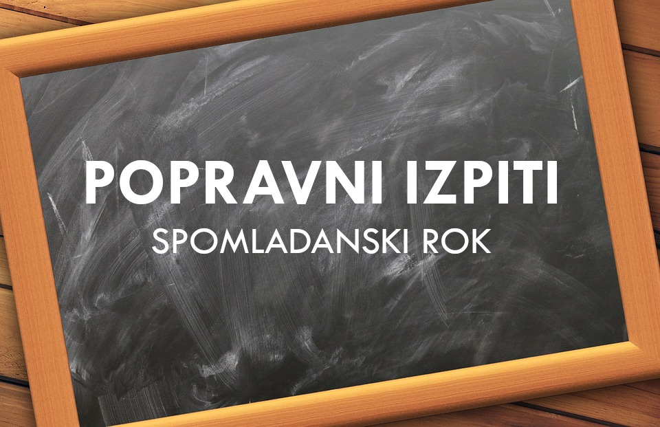 DATUMI POPRAVNIH IZPITOV