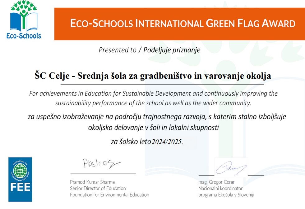 PROGRAM EKOŠOLA 2024/25