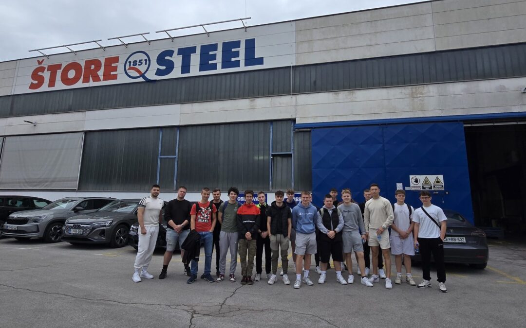 Strojni tehniki S-3. a v podjetju Štore Steel – strokovna ekskurzija z adrenalinom
