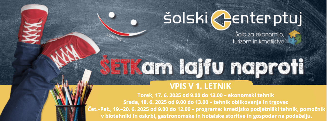 Vpis v 1. letnik Vpis v 1. letnik