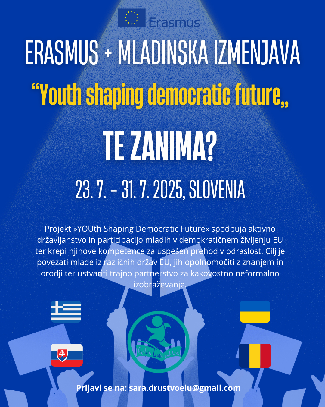 Erasmus + mladinska izmenjava
