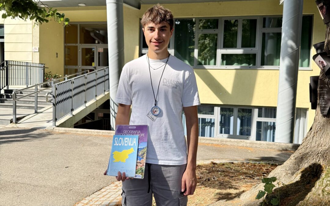 Tjaž Kotnik na Mednarodni geografski olimpijadi