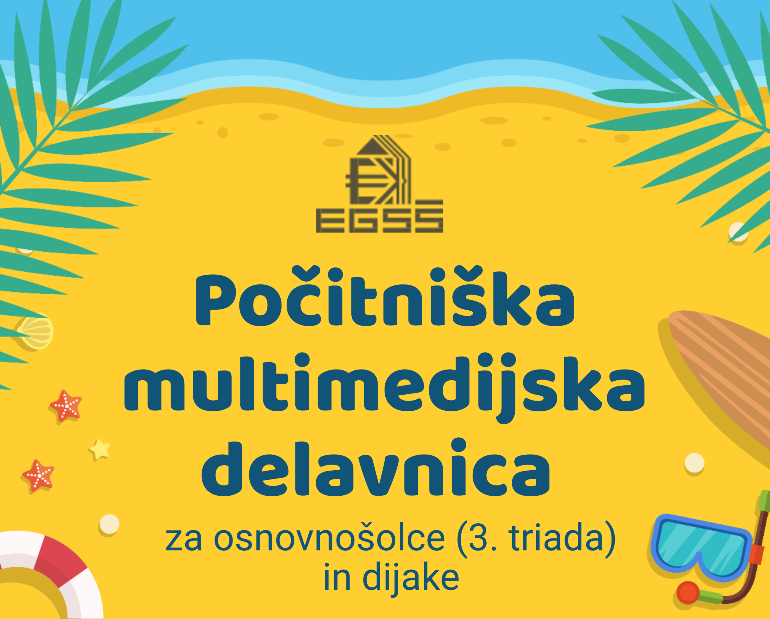 Poletna multimedijska delavnica za osnovnošolce in dijake