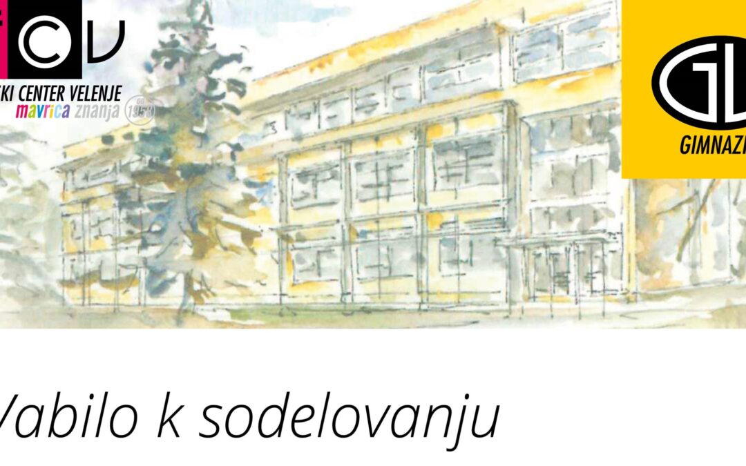 60 let Gimnazije Velenje – vabilo k sodelovanju