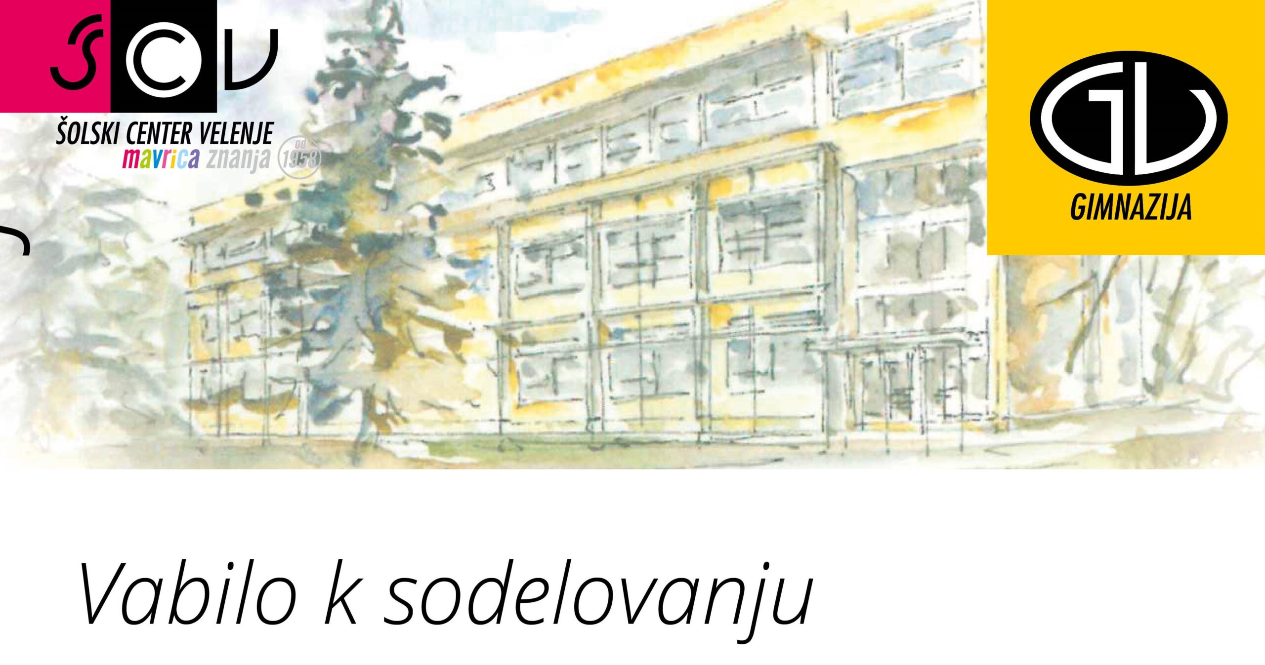 60 let Gimnazije Velenje – vabilo k sodelovanju