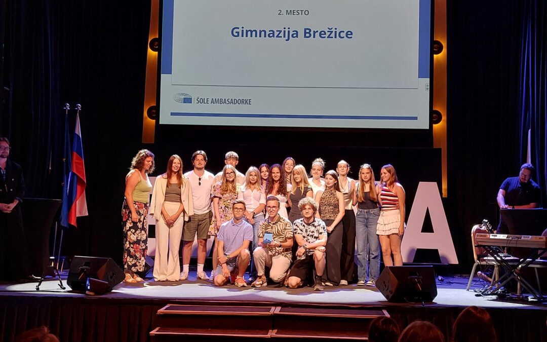 Gimnazija Brežice zopet “šola ambasadorka Evropskega parlamenta!”