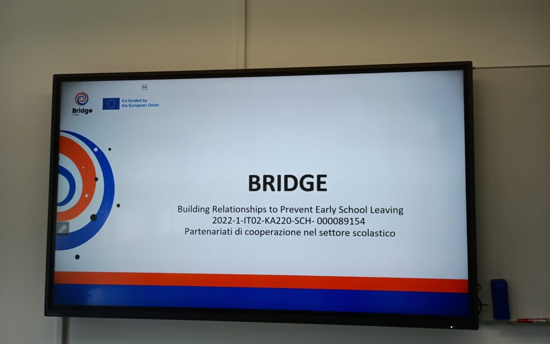 Presentazione del progetto BRIDGE – Costruire relazioni per prevenire l’abbandono scolastico.