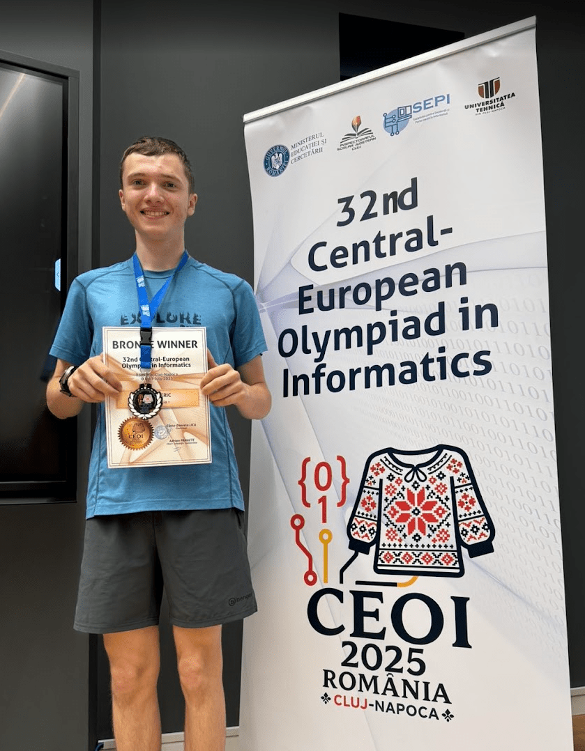 Bronasta medalja na srednjeevropski olimpijadi iz informatike