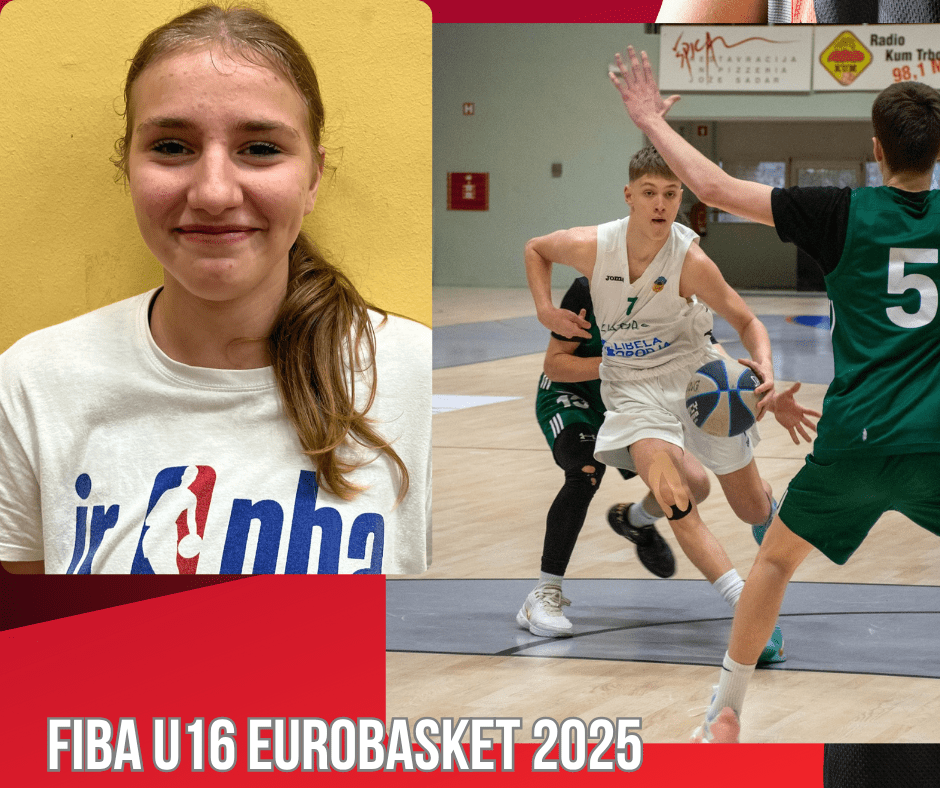 Naša dijaka na evropskem prvenstvu v košarki U16