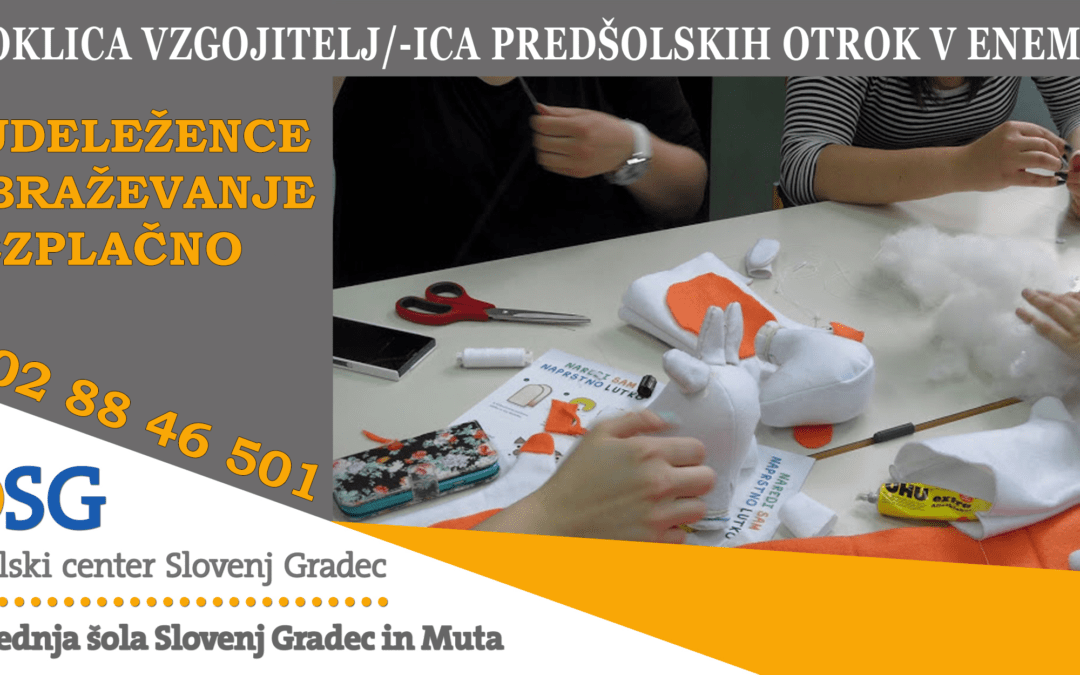 Poklicni tečaj Predšolske vzgoje