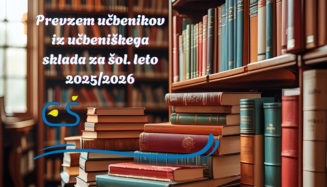 Prevzem učbenikov za šolsko leto 2025/2026