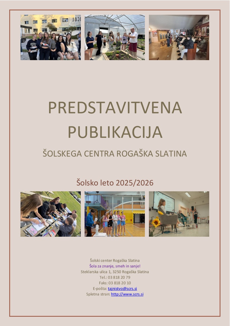 Predstavitvena publikacija za šolsko leto 2025/26