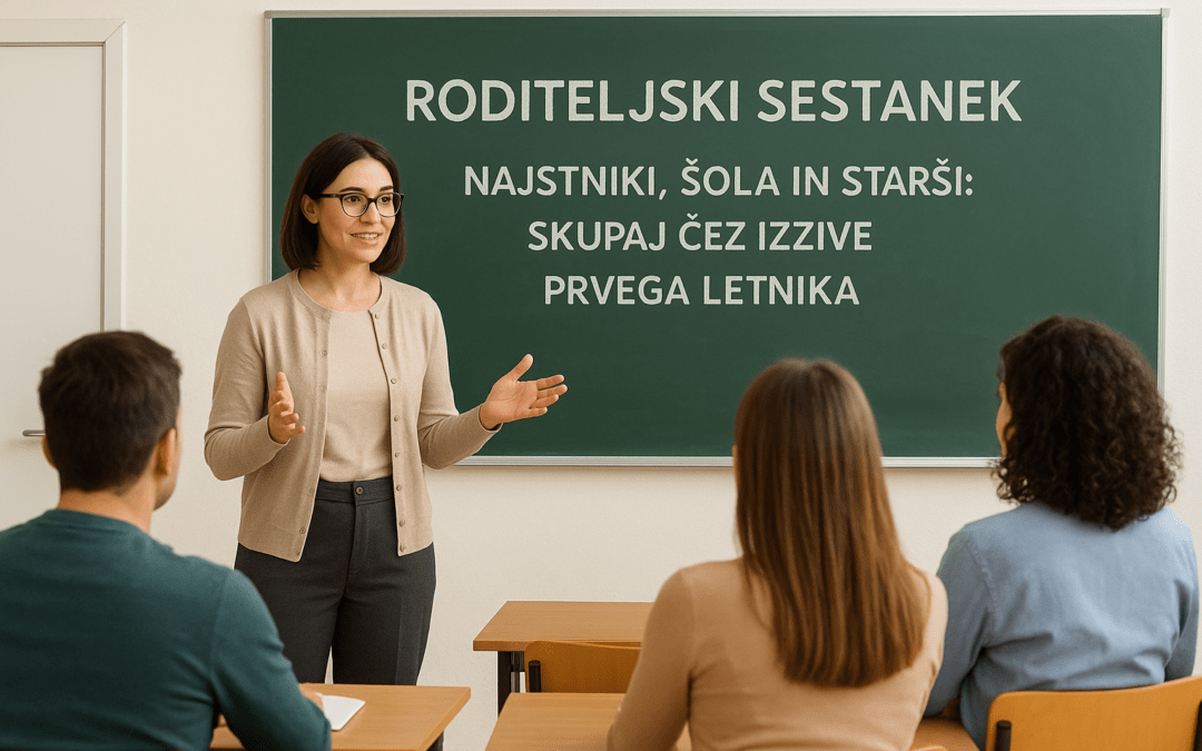 Vabilo na predavanje za starše dijakov 1. letnika
