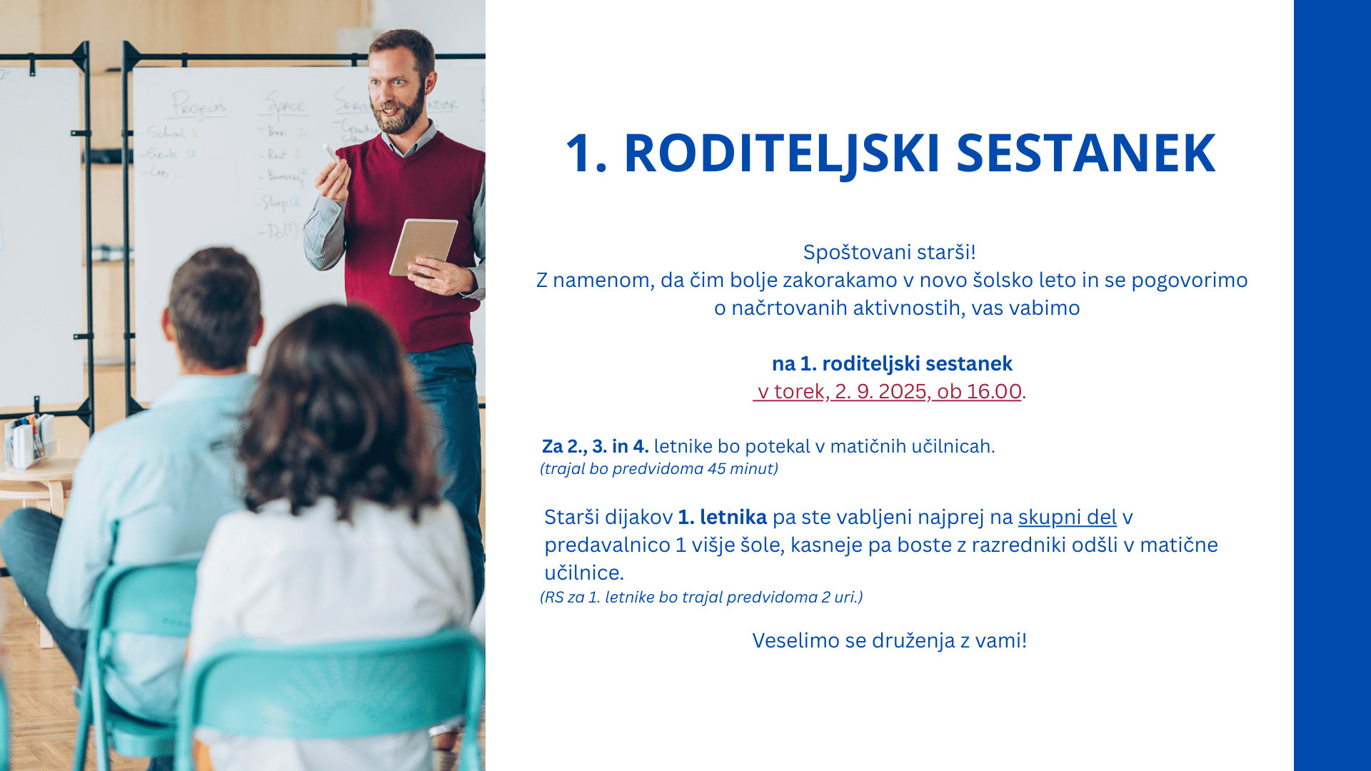 1. RODITELJSKI SESTANEK