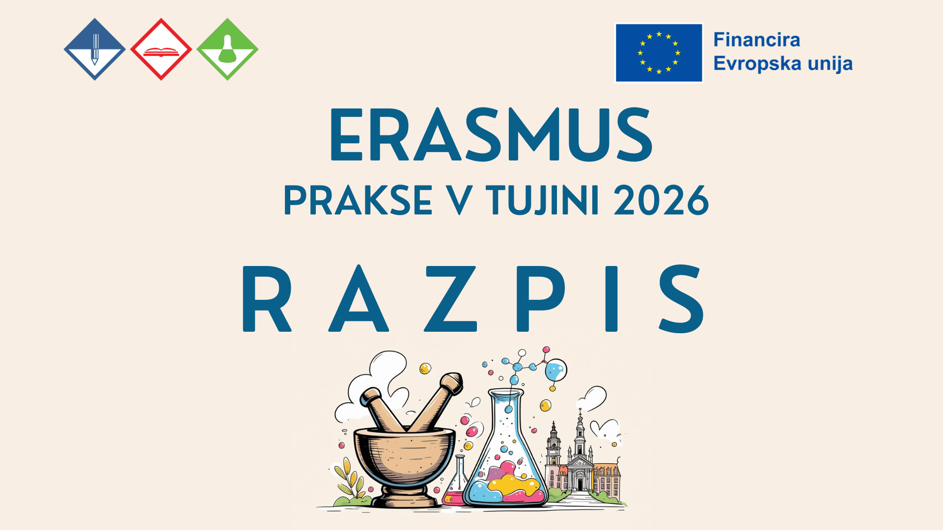 ERASMUS prakse v tujini – razpis ERASMUS prakse v tujini – razpis