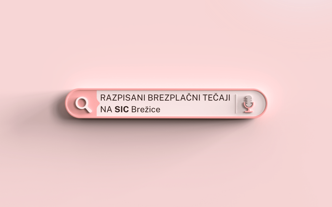 OBVESTILO – ZBIRANJE PRIJAV NA BREZPLAČNE TEČAJE OZ. PROGRAME