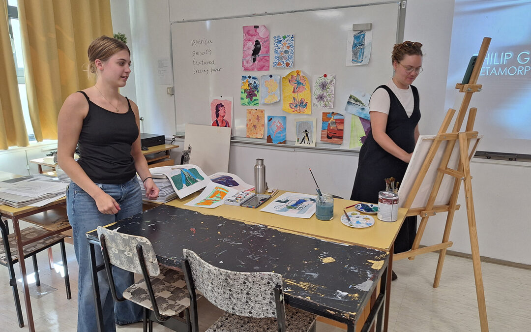 Kreativna delavnica slikanja z umetnico Ello Squirrell