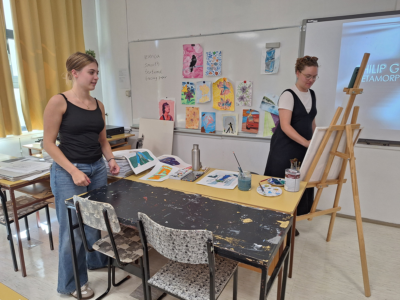Kreativna delavnica slikanja z umetnico Ello Squirrell
