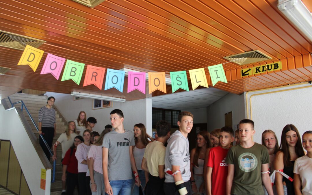 Sprejem dijakov in dijakinj prvih letnikov