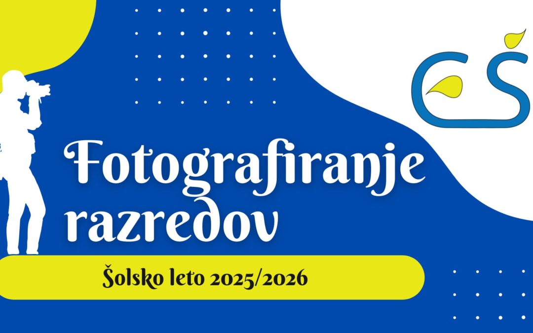 Fotografiranje razredov – 18. 9. 2025
