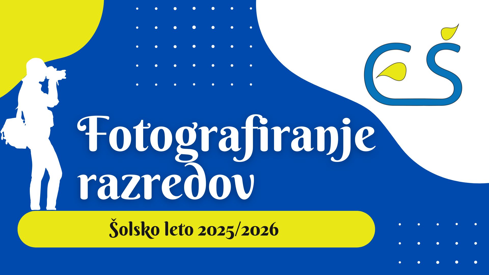 Fotografiranje razredov – 18. 9. 2025