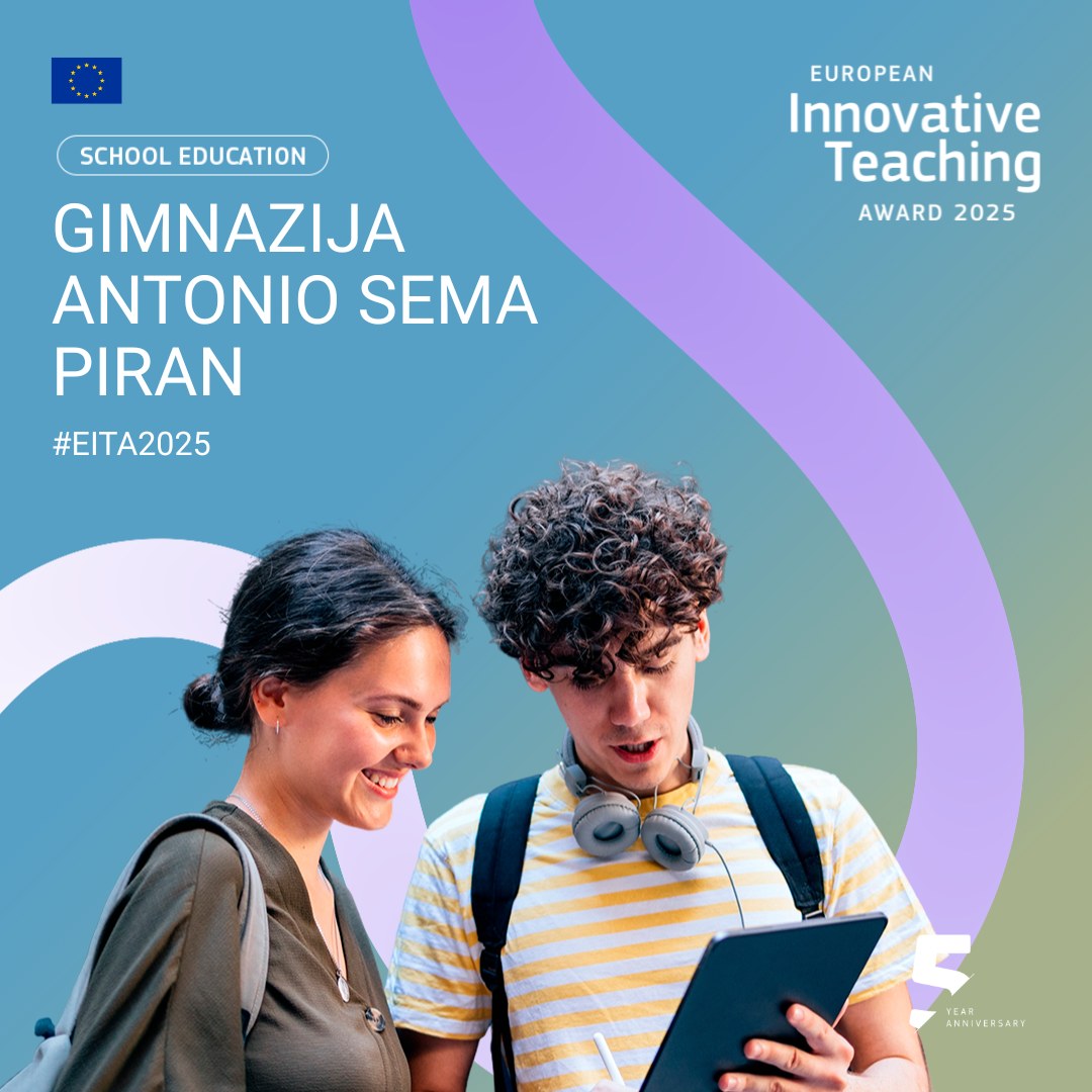Il nostro ginnasio vincitore del Premio europeo per l’insegnamento innovativo 2025!
