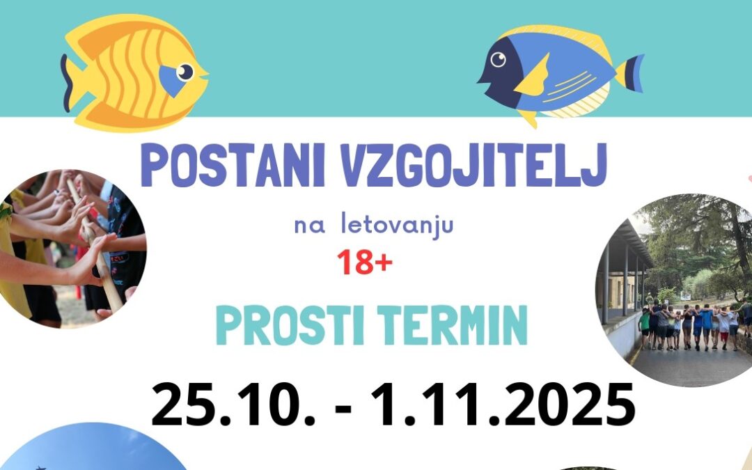 Zdravilišče RKS Debeli rtič – Postani vzgojitelj