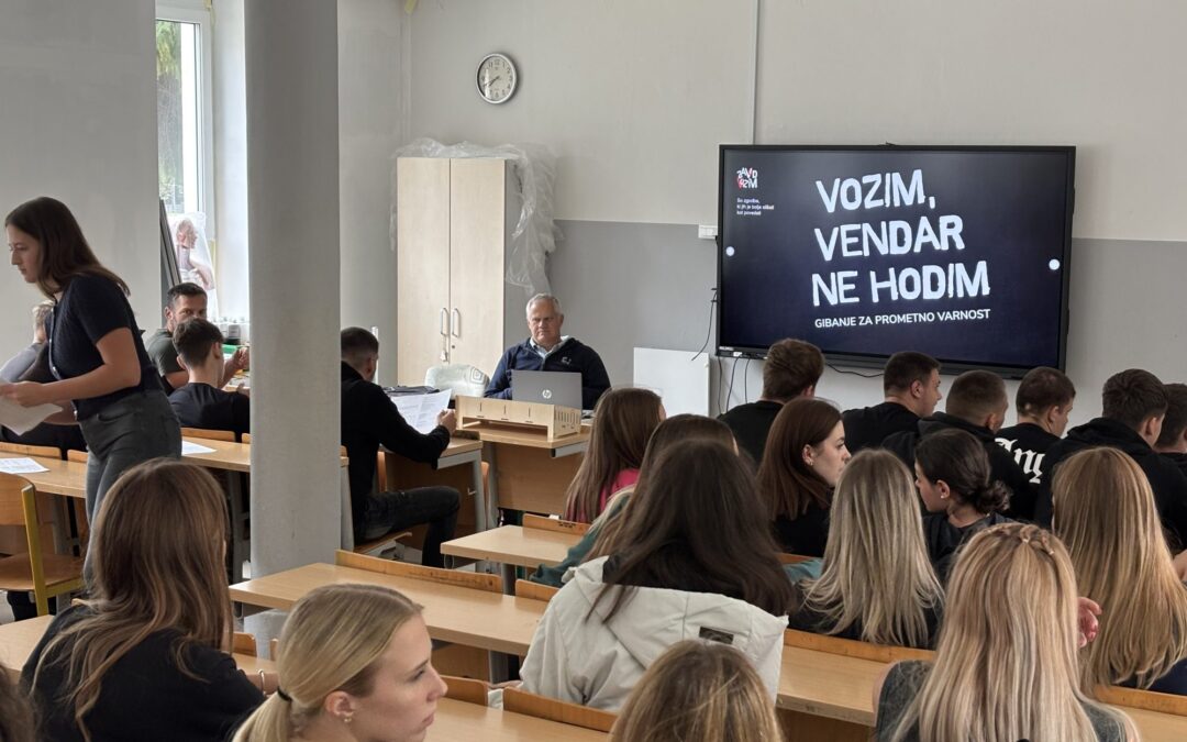 Preventivna delavnica »VOZIM, VENDAR NE HODIM«