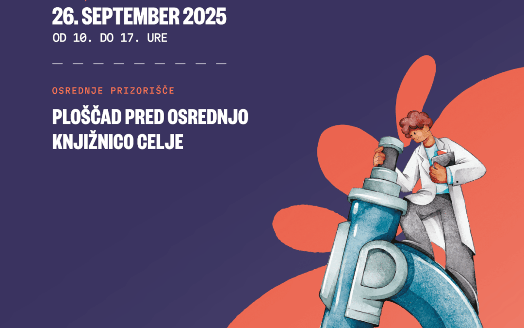 Vabljeni na DAN RAZISKOVALCEV, v petek, 26. 9. 2025