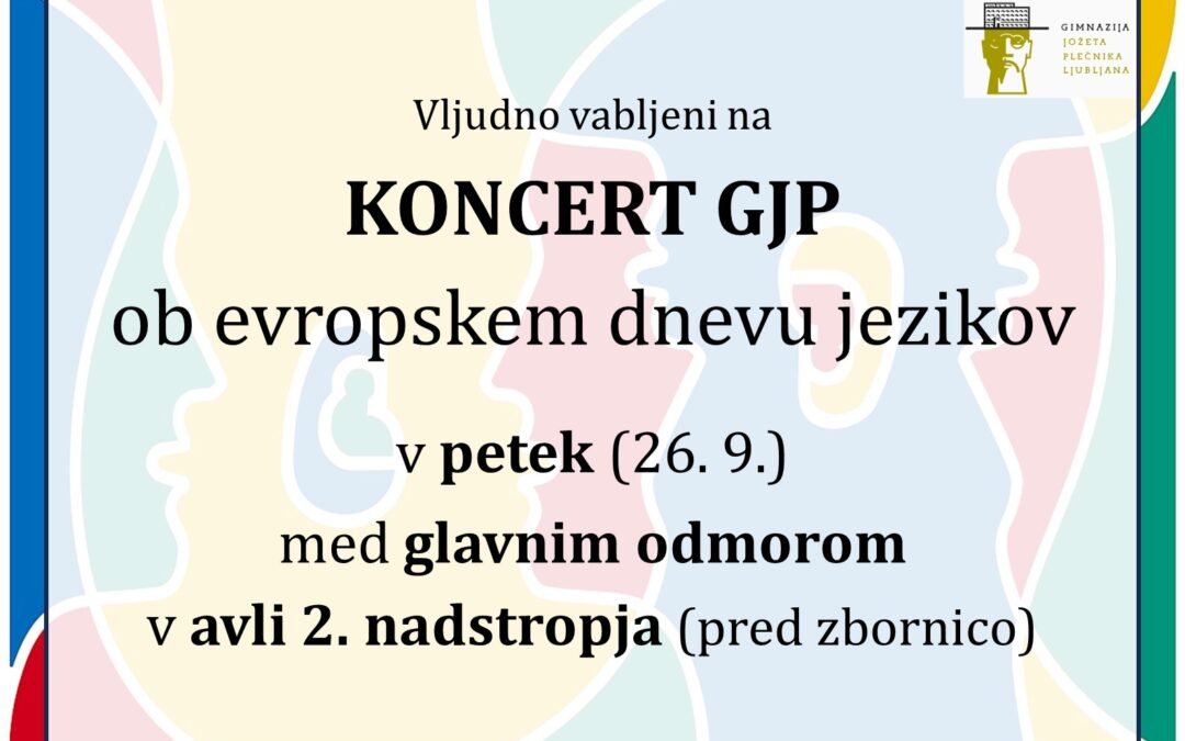 Koncert ob evropskem dnevu jezikov, 26. 9. 2025
