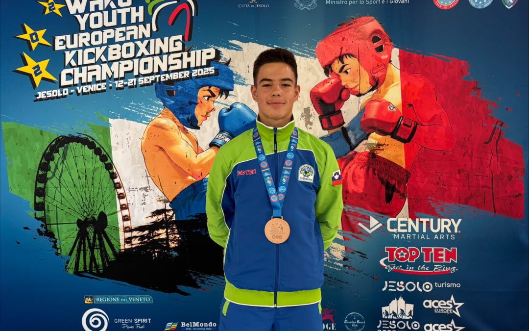 Thai Lihteneker Koštomaj iz G-1.a je  osvojil bronasto medaljo