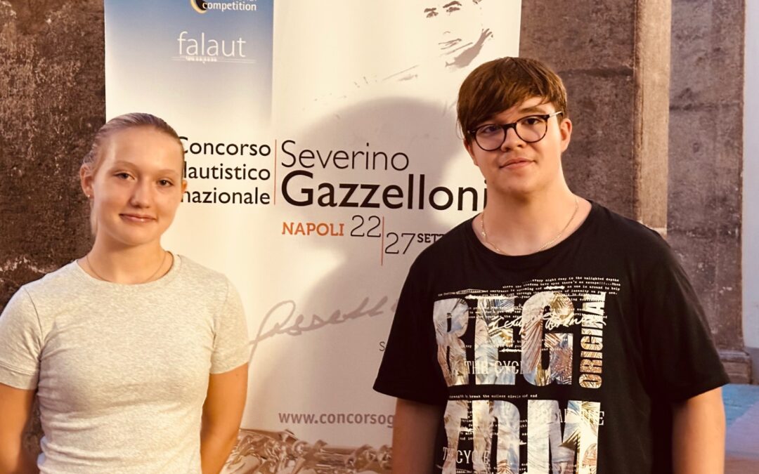 Naša flavtista Lara in Lukas v Neaplju