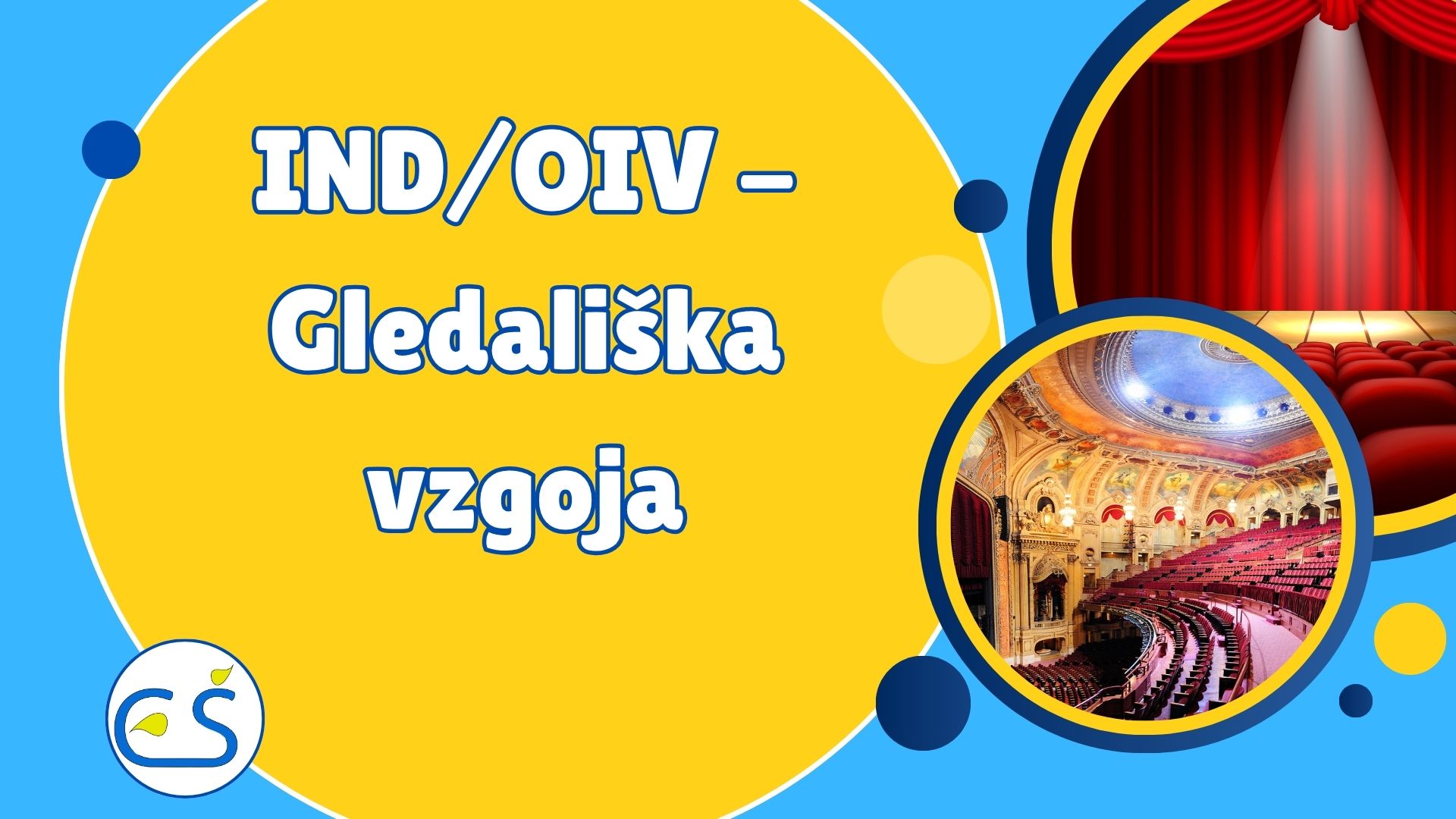 Gledališka vzgoja za dijake 1. letnika Gledališka vzgoja za dijake 1. letnika