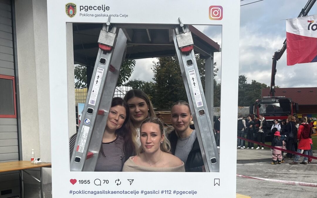 Obisk Poklicne gasilske enote Celje v okviru predmeta aktivno državljanstvo