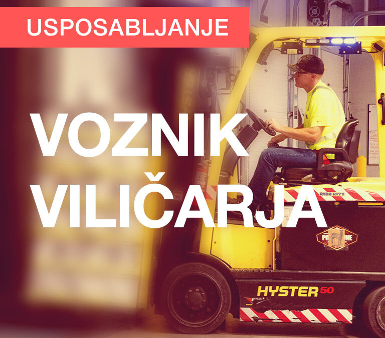 Tečaj za voznika viličarja (november 2025)