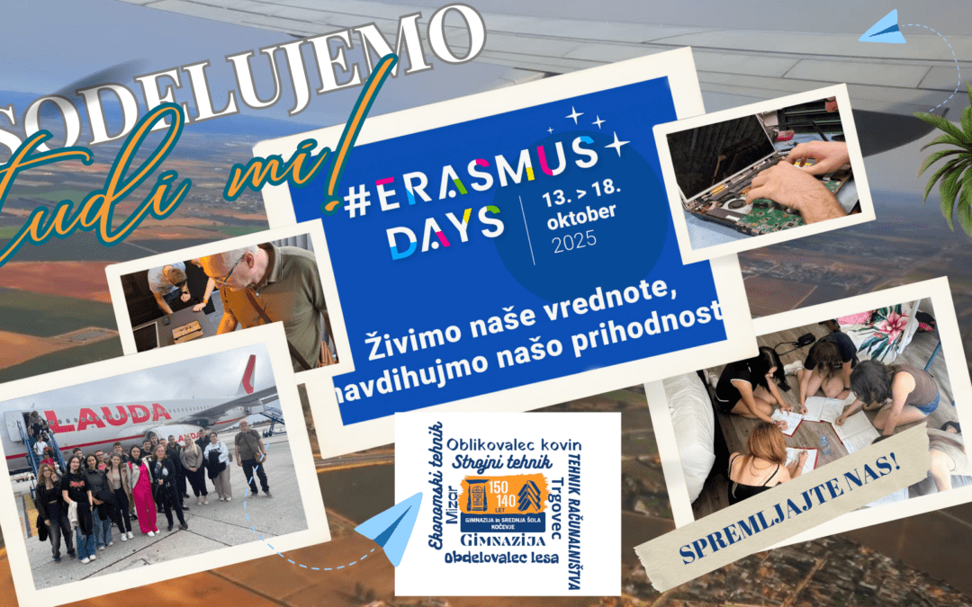 Sodelujemo na Erasmus dnevih 2025!