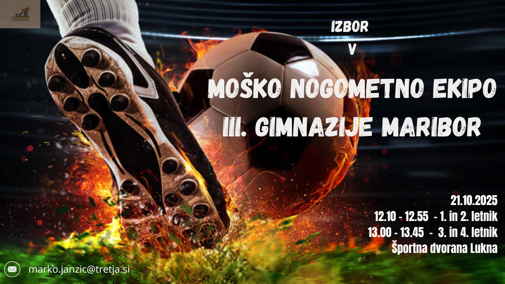 Izbor v moško nogometno ekipo, oktober 2025 Izbor v moško nogometno ekipo, oktober 2025