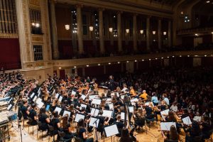 Slovenski mladinski orkester v »Wiener Konzerthaus«