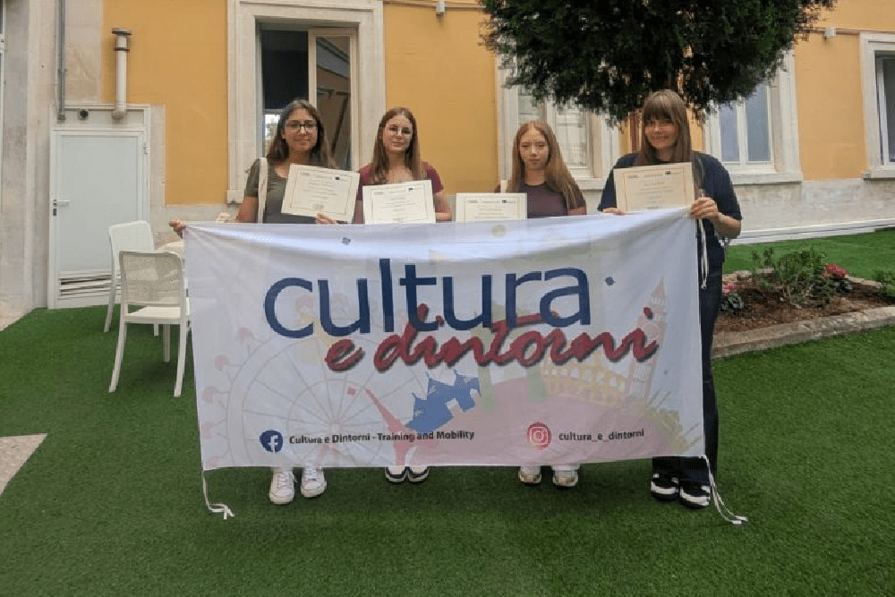 Marijana, Neli, Nuša in Špela zaključile Erasmus+ delovno prakso v Italiji