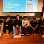 JA Inovacijski kamp -"Re-power Your Future" skupinska slika vseh tekmovalcev