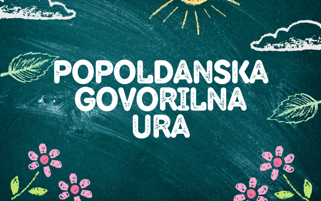 Obvestilo za starše – popoldanska govorilna ura