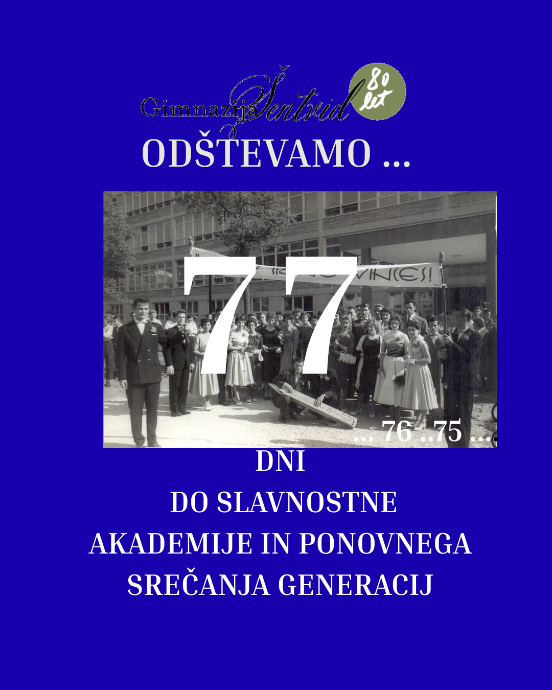 Odštevamo …