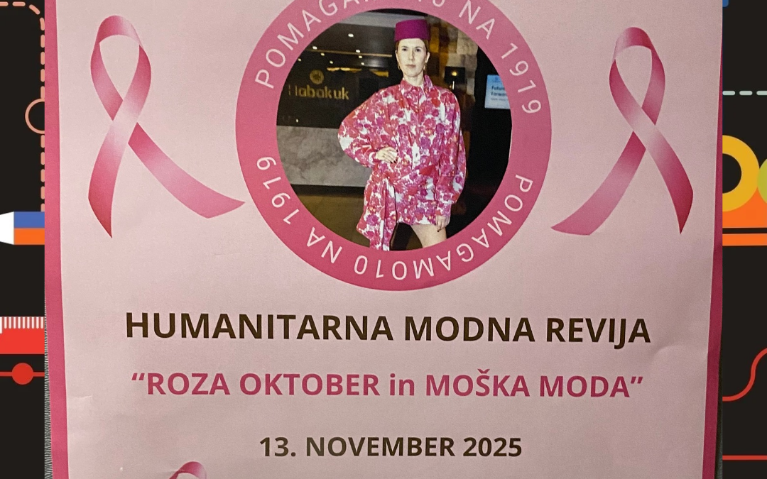Roza oktober in moška moda, Humanitarna modna revija v hotelu Habakuk.