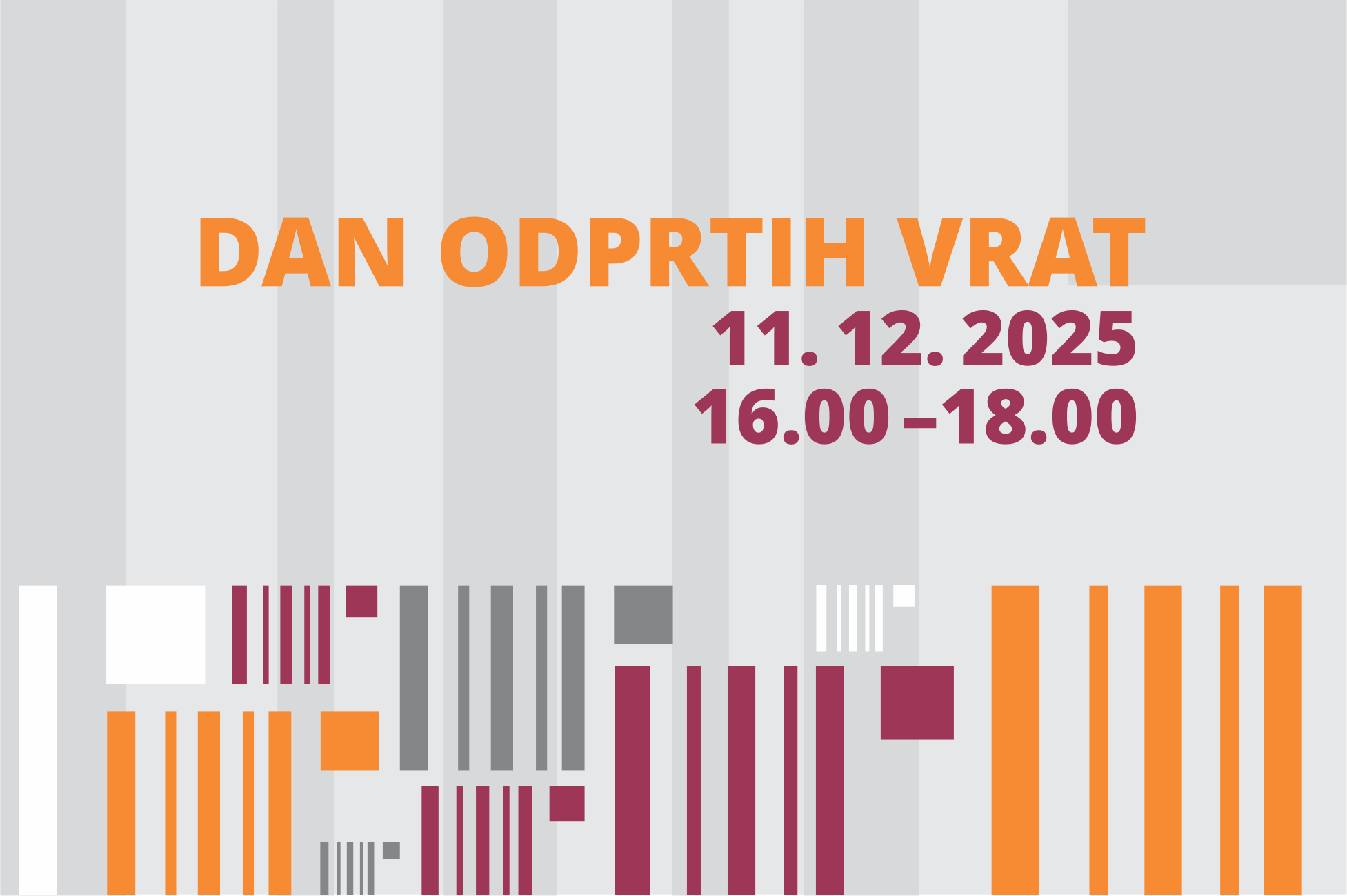 Dan odprtih vrat: 11. december 2025
