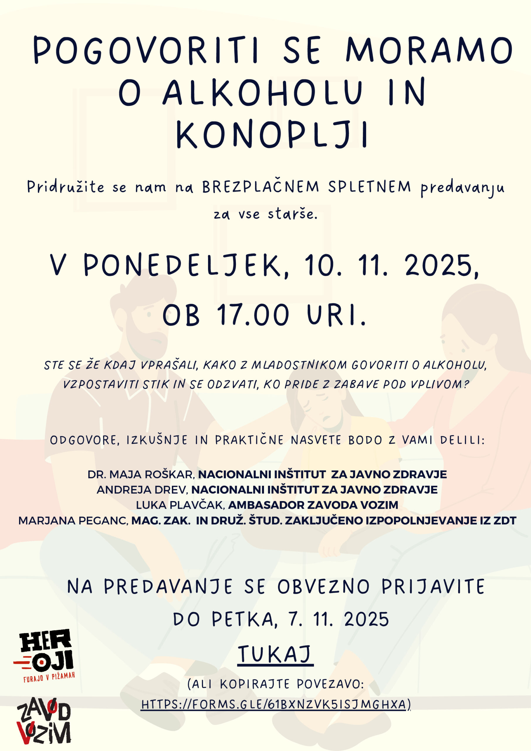 Brezplačno spletno predavanje Brezplačno spletno predavanje
