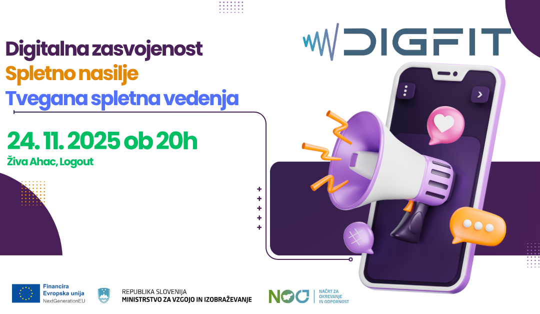 Vabilo na spletno predavanje za starše in dijake